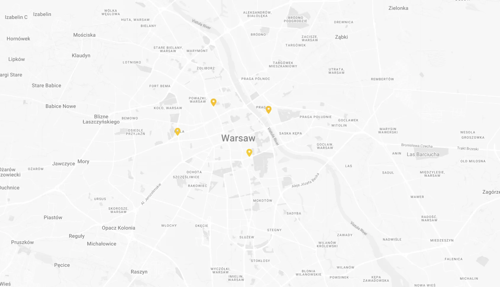 Mapa Warszawa